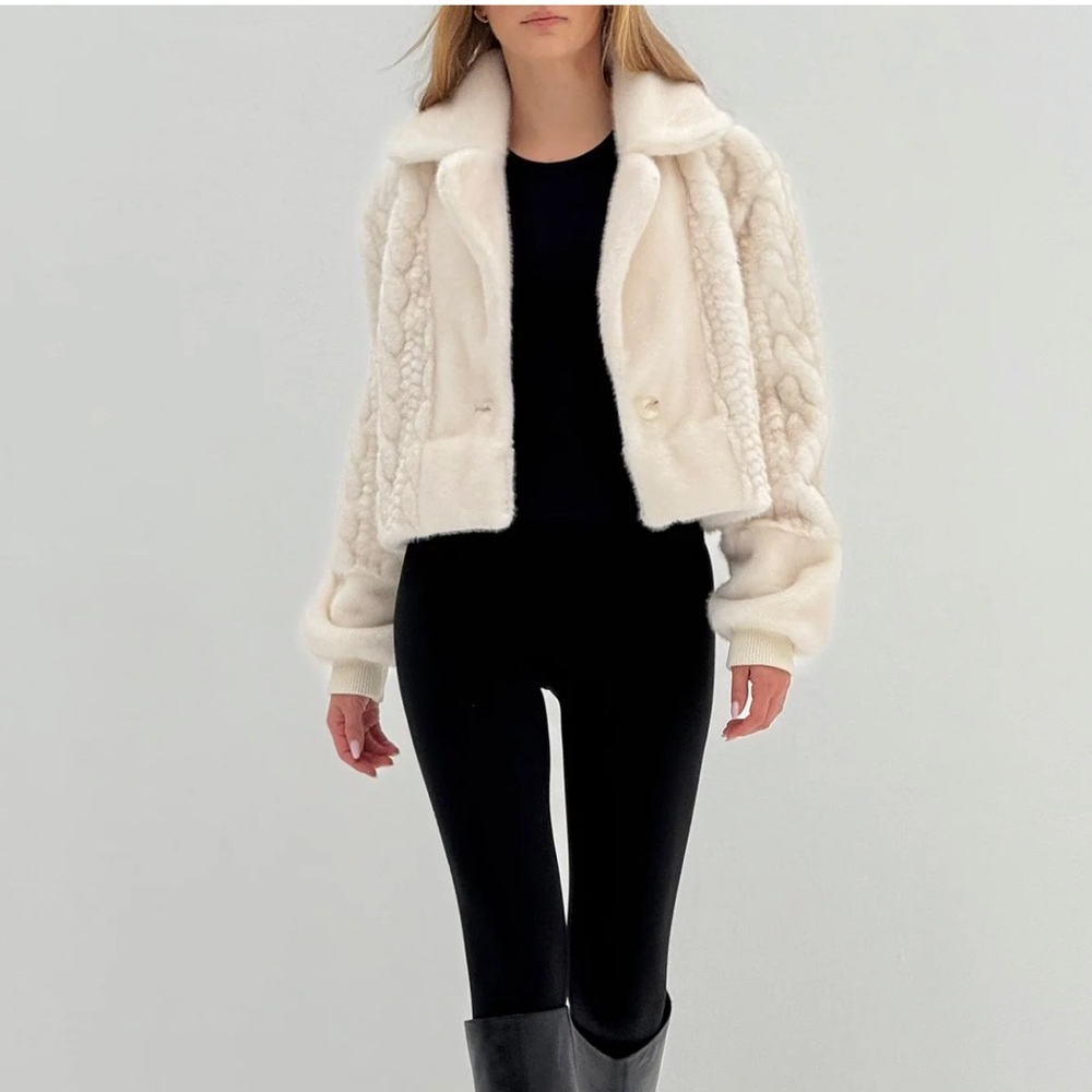 Vita Grace faux fur jacket S-M